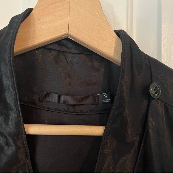 BLK DNM | Satin Coat, Size Small, Vampire Grunge, 90s, Y2K, 80s - Picture 3 of 8